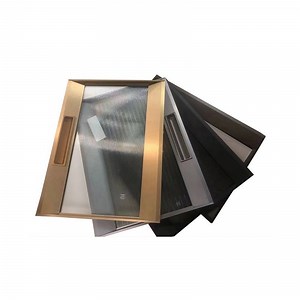 [Hot Item] Glass Door Aluminum Profile for Wardrobe and Cabinet Slim Narrow Frame Door Profile
