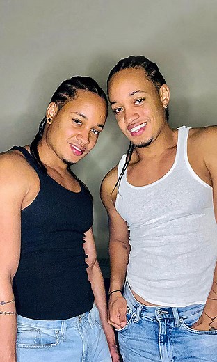 Dating With My Twin 💅🏽 #reels #twins #identicaltwins #dating #blinddate #love #gay #lgbtqia #africanamerican | Love Don't Judge
