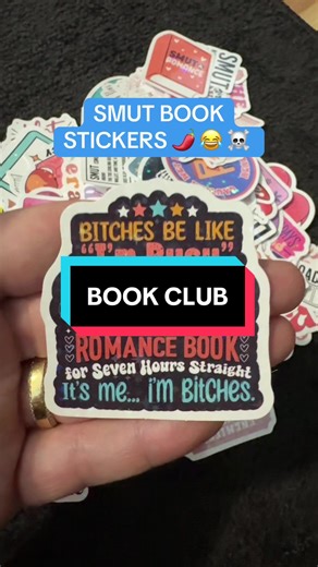 These smut stickers are one of a kind! 🌶️ 😂 #romancenovel #smut #bookclub #reading #booklover