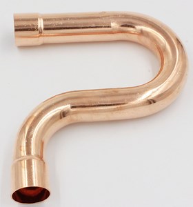 [Hot Item] Durable Au3688 Seamless Welded Steel Copper Pipe Fitting P-Trap for Water and Gas