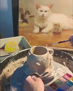 4.4K views · 778 reactions | Discover the spooky art of making Halloween Ghost Ceramic Mugs in our latest video! Perfect for your haunted brews. #HalloweenCrafts #DIY #CeramicArt | Ceramic Joy | Facebook