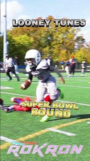 SUPER BOWL BOUND 🏆 LOONEY TUNES 8U LOCKED IN 🔒 #shorts #ThatROKWay