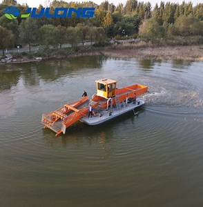 [Hot Item] Water Seaweed Removal Machine Weed Cutting Boat Trash Skimmer Harvester