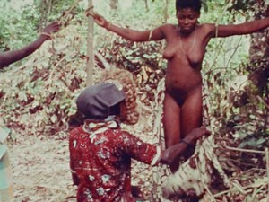 Rites and customs of nude African tribes
