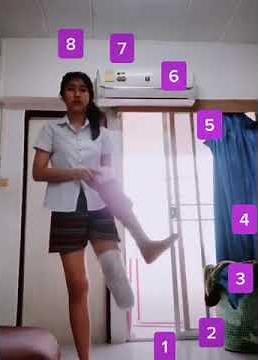 Girl With Prosthetic Leg Does the Clock Challenge - 1103026