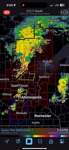 Just like that the showers have disappeared in southern WI, but t’storms are moving across northern WI. Minnesota is getting hit hard by severe storms and tornadoes. A few of those storms will travel into NW WI tonight. #heygotter #wiwx #humid #minnesotastorms | Brian Gotter