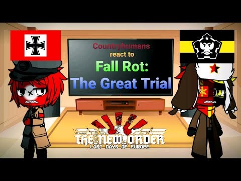Countryhumans react to Fall Rot: The Great Trial (TNO)