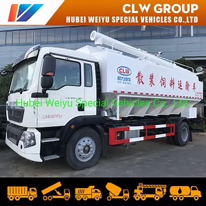 [Hot Item] Sinotruk HOWO 20cbm Screw Auger Feed Tank Trucks Bulk Poultry Transport Truck