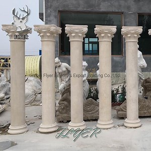 [Hot Item] Decorative Exterior Marble Pillars and Columns Interior Column Pillar Decorative Exterior Column