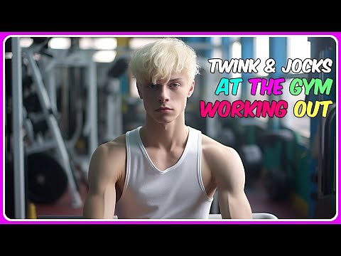 Dive into the World of Fitness with 💪 Beautiful Gay Guys at the GYM Working Out 🩷