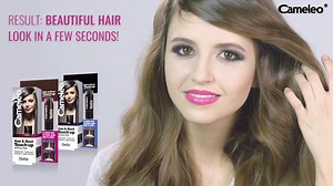 What is a must-have for black-haired and brunettes? Hair & Root Touch-Up Stick! :) ▶ Check how to use it! | Cameleo