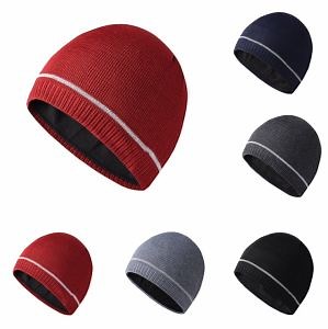 [Hot Item] Stylish Reflective Beanie Hats for Men with Warm Fleece Interior