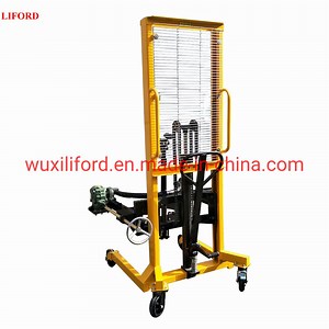 [Hot Item] Manual Drum Rotator Hand Cranking Hydraulic Drum Lifter Da450