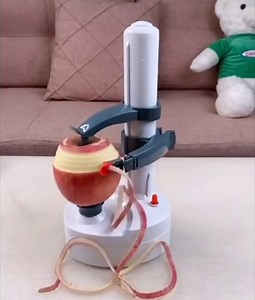 Electric Potato Peeler Automatic Rotating Apples Peelers Machine with 18 Replacement Blades, Peeling Tool Cutter for Kitchen Fruits & Vegetables