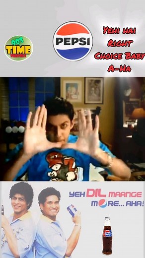 Yehi hai right choice Baby .. a-ha ! . .. #reels #entertainment #pepsi #doordarshan #vintage #followers #instagram #advertisement #followforfollowback | Rupesh Bhanushali