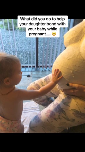 Did your little one understand your baby bump? Mine liked to decorate mine 😄 #pregnancy #babybump #breastfeeding #breastfeedingwhilepregnant #bonding #twoundertwo #pregnant | Half Assed Hippie Mama