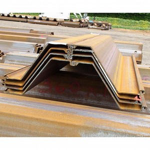 [Hot Item] Hot Sale U Shape Steel Sheet Pile in Stock Low Price Sheet Piling Concrete Sheet Pile