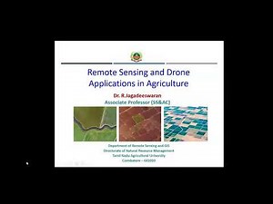 Remote sensing and Drone Applications in Agriculture