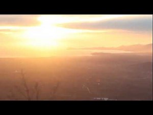 Roccamonfina - Mura megalitiche e veduta panoramica dal crinale del vulcano spento.