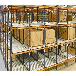 Warehouse Storage Gravity Storage Racking Metal Live Rack Gravity Pallet Flow Rack