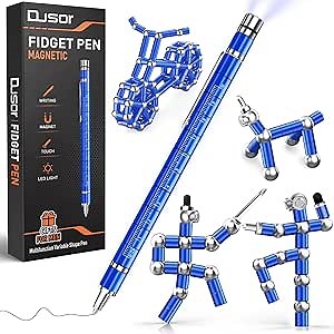 Gifts for Men Fidget Pen, Stocking Stuffers for Teen Boys, White Elephant Gifts for Adults, Anniversary Birthday Gift for Men Him Husband Teenage Boy Brother, Mens Gift for Christmas Multifunction Pen