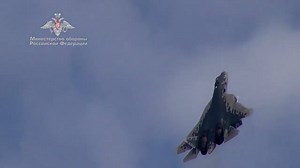 5.2K views · 150 reactions | Pilots demonstrated the maneuverability of the Su-57 at extreme speeds and launching missile from a vertical position. | Su-57 Nato name Felon | Facebook