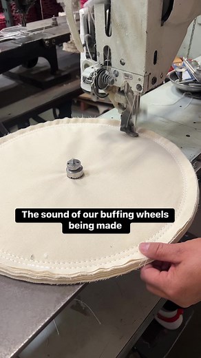 5.2K views · 64 reactions | We manufacture layered cloth buffing wheels. We can make everything from a 1” diameter up to a 26” diameter, with different cloth and different number of plus. #buffing #buffingmachine #metalpolishing #metalfinishing #mirrorfinish #jewelry #metalpolisher #stonepolishing #renegadeproductsusa | Renegade Products USA | Facebook