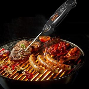[Hot Item] LED Display Waterproof Digital Instant Read Meat Thermometer with Folding Probe for Food Candy, BBQ Grill, Liquid