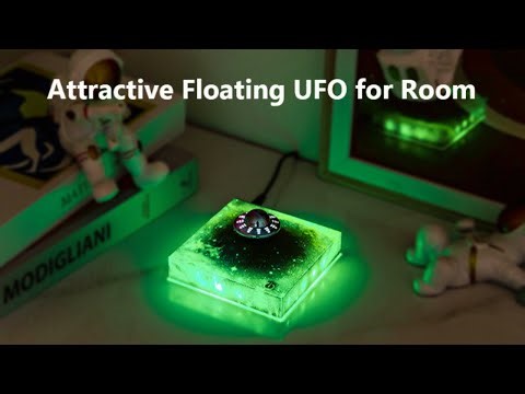 🌌 FLOATING UFO GALAXY LAMP! 🛸 Magnetic Levitation Magic! ✨ (MUST SEE!)
