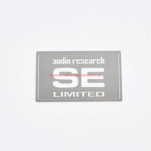 [Hot Item] Customized Logo Etched Metal Label for Industrial Equipment