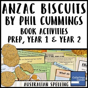 Anzac Biscuits by Phil Cummings: Reading Activities for the Anzac Day Book