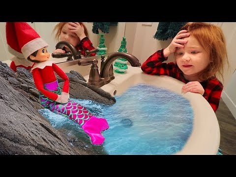 OUR ELF is a MERMAiD!? Morning Routine and Candy Drink Experiment! Adley Christmas Dance Recital