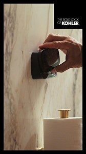 Experience the difference of precise touch-screen control with the KOHLER Veil smart toilet. | KOHLER