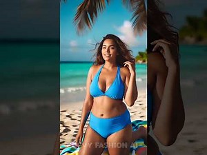 15 Stunning Bikini Styles on a Confident Curvy Beauty | Exotic Plus-Size Beach Fashion 2025