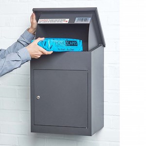 [Hot Item] Home Wall Mounted Mailboxes White American Smart Security Mailbox Metal Mailbox Parcel Drop Box