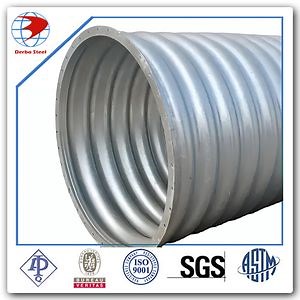 [Hot Item] Customized Size for Galvanized Corrugated Steel Metal Culvert Pipe