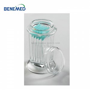 [Hot Item] Lab Glass Microscope Slides Staining Jar with Slide Rack 26 PCS