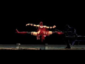 MK9 Ryona Noob Saibot fatalities on Skarlet