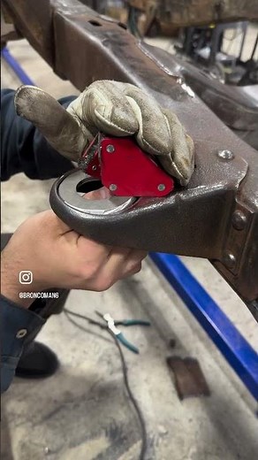 Anyone else have to fix their body mounts on their Early Bronco? #earlybronco #ford #broncos