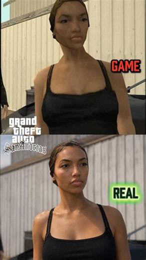 🔥 CJ's Ex Girlfriend Catalina Face Reveal #gta #gaming