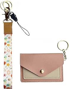 keychain wristlet, key chains women,car key lanyard, short keychain wristbands ,ID Badges Lanyard (A)