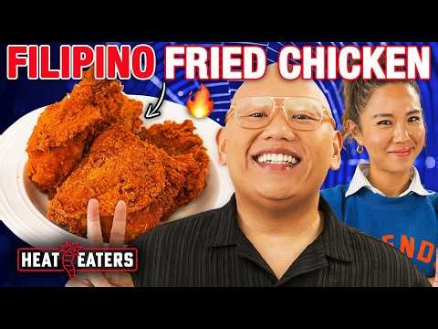 Jacob Batalon Taste Tests Spicy Fried Chicken | Heat Eaters