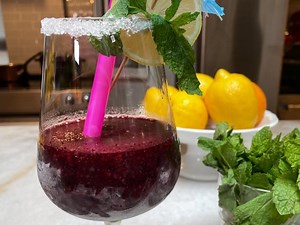 Blueberry Lemonade Slushies