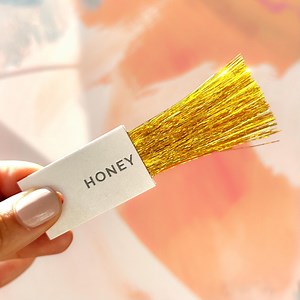 Yellow Gold Hair Tinsel: 48" Heat Resistant Fairy Hair Bling - Etsy