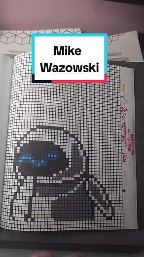 Mike Wazowski! #satisfyingcoloring #pixelart #pixelartideas