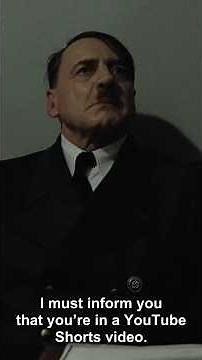 Hitler is informed he’s in a YT Short #downfallparodies