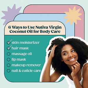 4.6K views · 11 reactions | If you’re not using coconut oil for body care, you’re missing out! Our Virgin Coconut Oil is pure, organic, and nourishing making it ideal for skin and hair care. How do you use coconut oil beyond the kitchen? | Nutiva | Facebook
