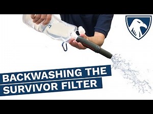 Backwashing the Survivor Filter Straw