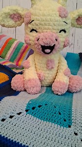 Handmade Velvet Giraffe Plush: Stuffed Amigurumi Toy - Etsy