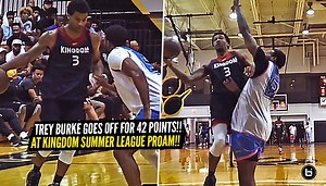 54K views · 516 reactions | Trey Burke Goes OFF For 42 Points at Kingdom Summer League Pro Am! **CRAZY** | Ballislife | Facebook